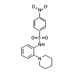 4-Nitro-N-[2-(1-piperidinyl)phenyl]benzenesulfonamide