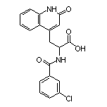 2-(3-Chlorobenzamido)-3-(2-oxo-1,2-dihydroquinolin-4-yl)propionic Acid