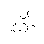 Ethyl 6-Fluoro-1,2,3,4-tetrahydro-isoquinoline-1-carboxylate Hydrochloride