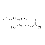 3-Hydroxy-4-propoxyphenylacetic Acid