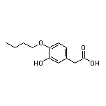 4-Butoxy-3-hydroxyphenylacetic Acid