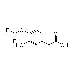 4-(Difluoromethoxy)-3-hydroxyphenylacetic Acid