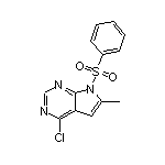 4-Chloro-6-methyl-7-(phenylsulfonyl)pyrrolo[2,3-d]pyrimidine