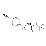 4-[2-(Boc-amino)-2-propyl]benzonitrile