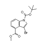 Methyl 1-Boc-3-bromoindole-4-carboxylate