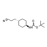 3-[trans-4-(Boc-amino)cyclohexyl]propionitrile