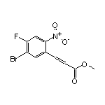 Methyl 3-(5-Bromo-4-fluoro-2-nitrophenyl)acrylate