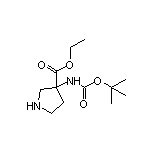 Ethyl 3-(Boc-amino)pyrrolidine-3-carboxylate