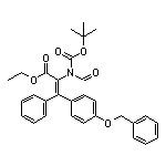 Ethyl 2-(N-Boc-formamido)-3-[4-(benzyloxy)phenyl]-3-phenylacrylate