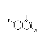 4-Fluoro-2-methoxyphenylacetic Acid