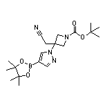 1-[1-Boc-3-(cyanomethyl)-3-azetidinyl]pyrazole-4-boronic Acid Pinacol Ester