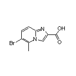 6-Bromo-5-methylimidazo[1,2-a]pyridine-2-carboxylic Acid