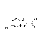 6-Bromo-8-methylimidazo[1,2-a]pyridine-2-carboxylic Acid