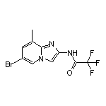 N-(6-Bromo-8-methylimidazo[1,2-a]pyridin-2-yl)-2,2,2-trifluoroacetamide