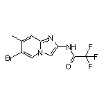 N-(6-Bromo-7-methylimidazo[1,2-a]pyridin-2-yl)-2,2,2-trifluoroacetamide