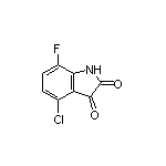 4-Chloro-7-fluoroisatin