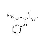 Methyl 4-(2-Chlorophenyl)-4-cyanobutyrate