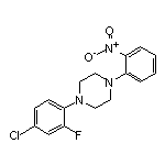 1-(4-Chloro-2-fluorophenyl)-4-(2-nitrophenyl)piperazine