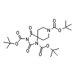 1,3,8-Tri(Boc)-1,3,8-triazaspiro[4.5]decane-2,4-dione