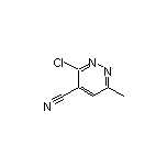 3-Chloro-6-methylpyridazine-4-carbonitrile