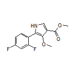 Methyl 5-(2,4-Difluorophenyl)-4-methoxypyrrole-3-carboxylate