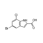 5-Bromo-7-chloroindole-2-carboxylic Acid