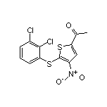 2-Acetyl-5-[(2,3-dichlorophenyl)thio]-4-nitrothiophene