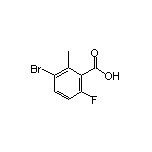 3-Bromo-6-fluoro-2-methylbenzoic Acid