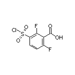 3-(Chlorosulfonyl)-2,6-difluorobenzoic Acid