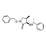 (3R,4R)-1-(Benzyloxy)-4-methyl-3-[[(R)-1-phenylethyl]amino]-2-pyrrolidinone