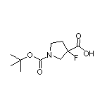 1-Boc-3-fluoropyrrolidine-3-carboxylic Acid