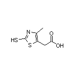 2-(2-Mercapto-4-methylthiazol-5-yl)acetic Acid