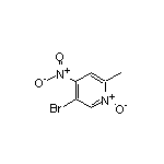 5-Bromo-2-methyl-4-nitropyridine 1-Oxide