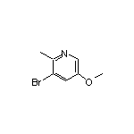 3-Bromo-5-methoxy-2-methylpyridine