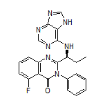 (S)-2-[1-[(7H-Purin-6-yl)amino]propyl]-5-fluoro-3-phenylquinazolin-4(3H)-one