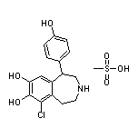 6-Chloro-7,8-dihydroxy-1-(4-hydroxyphenyl)-2,3,4,5-tetrahydro-1H-benzo[d]azepine Mesylate