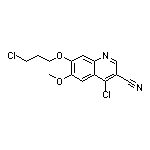 4-Chloro-7-(3-chloropropoxy)-6-methoxyquinoline-3-carbonitrile