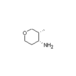 (3R,4R)-4-Amino-3-methyltetrahydropyran