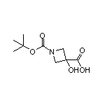 1-Boc-3-hydroxyazetidine-3-carboxylic Acid