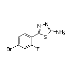 2-Amino-5-(4-bromo-2-fluorophenyl)-1,3,4-thiadiazole
