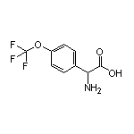 2-Amino-2-[4-(trifluoromethoxy)phenyl]acetic Acid