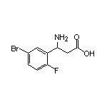 3-Amino-3-(5-bromo-2-fluorophenyl)propionic Acid