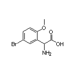 2-Amino-2-(5-bromo-2-methoxyphenyl)acetic Acid