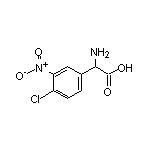 2-Amino-2-(4-chloro-3-nitrophenyl)acetic Acid