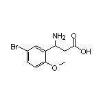 3-Amino-3-(5-bromo-2-methoxyphenyl)propionic Acid