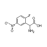 2-Amino-2-(2-fluoro-5-nitrophenyl)acetic Acid