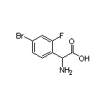 2-Amino-2-(4-bromo-2-fluorophenyl)acetic Acid