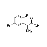 2-Amino-2-(5-bromo-2-fluorophenyl)acetic Acid