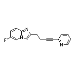 6-Fluoro-2-[4-(2-pyridyl)-3-butyn-1-yl]imidazo[1,2-a]pyridine