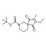 3-Ethyl 3-Methyl 1-Boc-piperidine-3,3-dicarboxylate